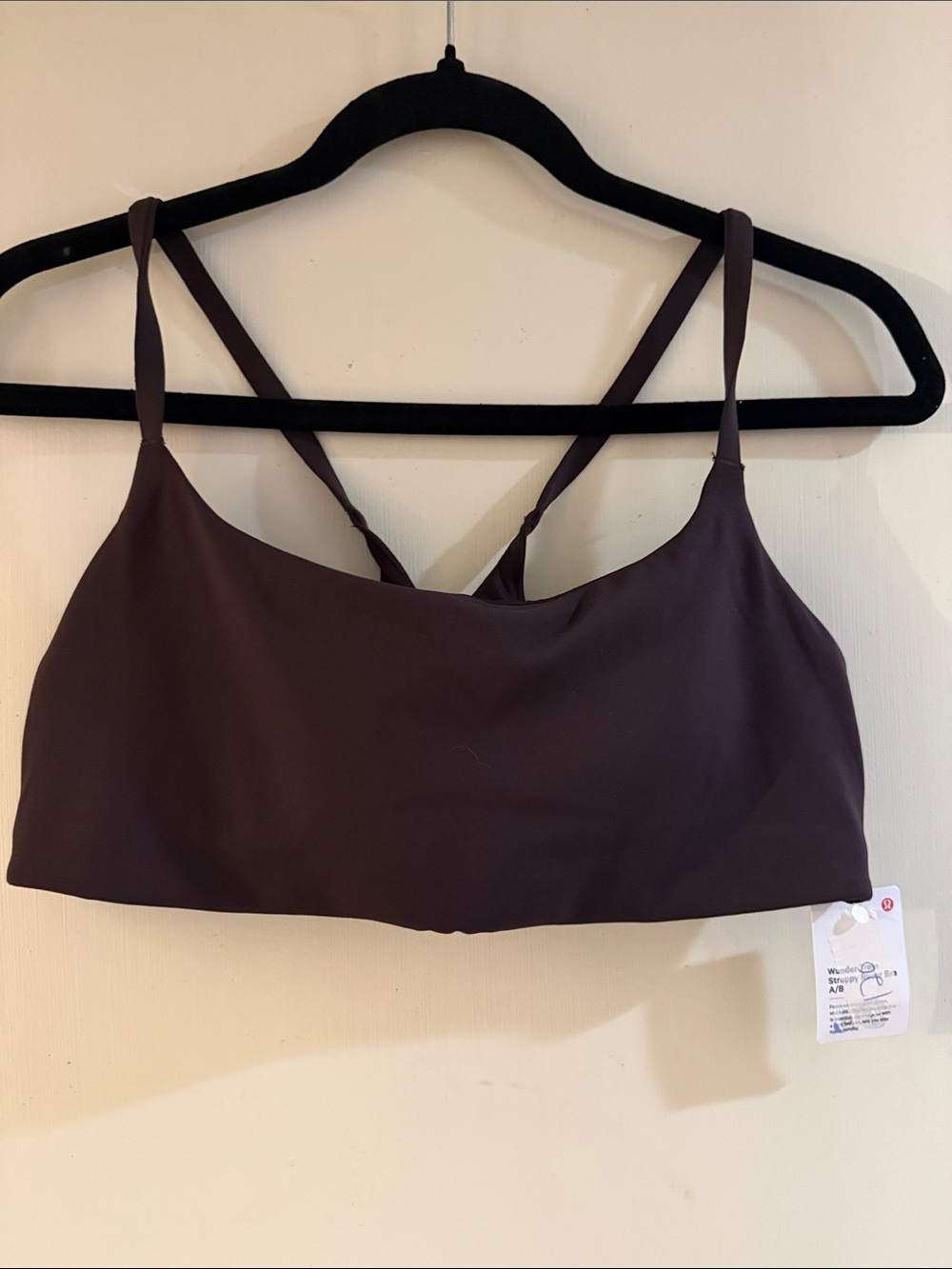 Lululemon Wunder Train Strappy Racer Bra A/B Size 12 NWT